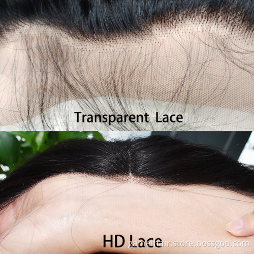 Raw Brazilian Virgin cuticle aligned Human Hair Transparent Lace Front Wig Natural Hair Hd Full Lace Frontal Closure Wig Cheap